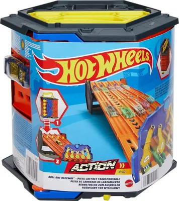 Image de Mattel HGK41 - Hot Wheels - Action - Circuit de course à dérouler