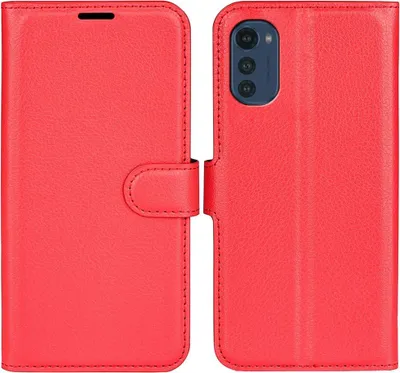 Produktbild von Motorola Moto E32(s) Hülle - Coverup Klapphülle - Rot