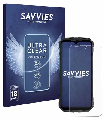 Produktbild von 18x Für Doogee V Max S Schutzfolie Savvies Displayschutz Display Schutz Folie Klar Transparent