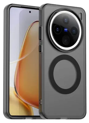 Obrázek produktu pro Magnetické pouzdro pro vivo X200 Pro mini, tenké matné průsvitné nárazuvzdorné pouzdro Černý