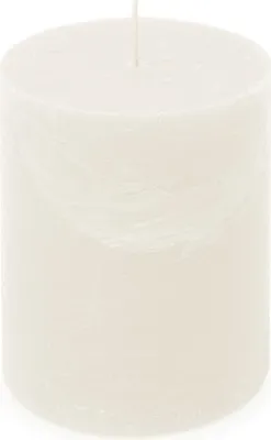 Produktbild von Kerze rustikal 100/130 mm weiß Spaas