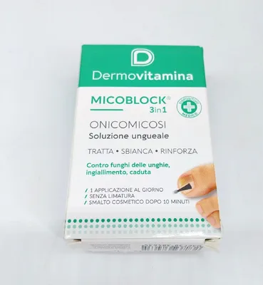 Immagine prodotto di Dermovitamina Micoblock 3 In 1 Onicomicosi Soluzione Ungueale 7 Ml