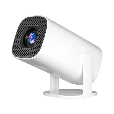 Image de ZELURXX Projecteur portable, Mini projecteur, 1080P, Design carré, Bluetooth, WiFi6 + BT5.0, supporte Android 11.0, Blanc