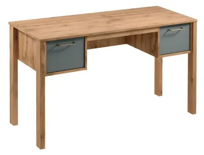 Image de Bureau avec  2 tiroirs Table de travail Table de bureau Résistante aux rayures