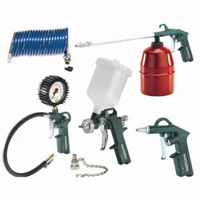 Image de Metabo Coffret d'outils pneumatiques LPZ 7 Set, carton, 601586000