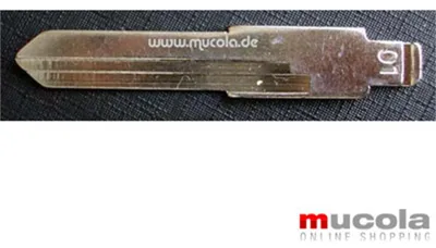 Produktbild von Mucola Schlüsselrohling #01 für Klappschlüssel VW – Ersatzgehäuse mit Rohling, u