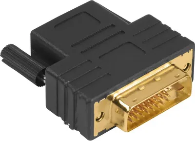 Produktbild von Hama Kompaktadapter DVI D Stecker HDMI Kupplung Schwarz