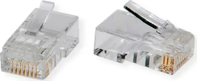 Immagine prodotto di ROLINE Connettore RJ45 cat. 6 non schermato, per filo/cavo, 10pz (21.17.3060)