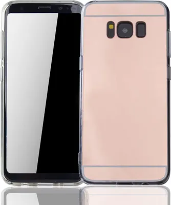 Produktbild von Samsung Galaxy S8 Handy Hülle Spiegel Mirror Soft-Case Schutz-Cover Rose Gold
