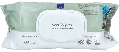 Productafbeelding van Abena Wet Wipes (80 stuks)