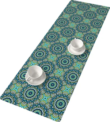 Produktbild von BERTONI Filz Tischläufer, Tischdecke mit Muster Bank Tischdekoration ANAIS 95x33 cm
