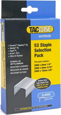Produktbild von TACWISE Heftklammern Multipack 53 verzinkt 6.000 Stück