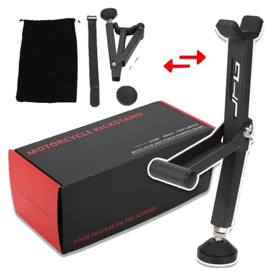 Produktbild von Motorrad Radheber, Tragbares Design, Verstellbare Kranzstopper, schwarz