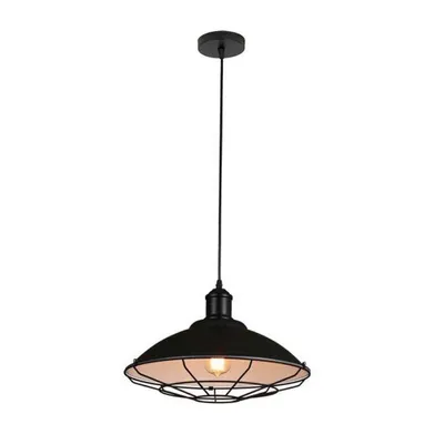 Image de Homestyle Pro MK106-BB Industriële Hanglamp 40x25 cm Zwart/Wit/Metaal