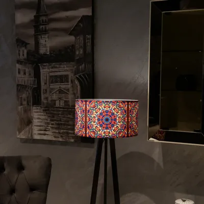 Produktbild von Opviq, AYD-2793, Stehlampen, Mehrfarbig, PVC, 21 x 38 x 140 cm