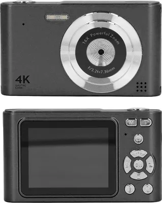 Obrázok produktu pre Digitálny fotoaparát, 48 MP, 16x zoom, automatické zaostrovanie, roztomilý vreckový fotoaparát, podporuje farebné filtre, automatická skrášľovacia tvár, kompaktný digitálny fotoaparát typu "namier a foť" pre