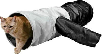 Image de Tunnel de jeu ø 30 × 115 cm gris foncé/pétrole