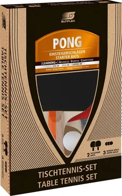 Obrázek produktu pro SUNFLEX Pong 20118 sada na stolní tenis 2 rakety 3 míčky