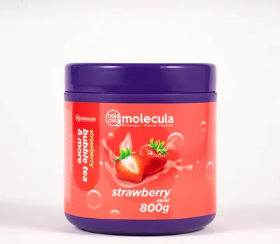Produktbild von Popping Boba I Molekularer Kaviar Bubble Tea, Bubbles, Bubble tea Perlen 800g I Himbeere