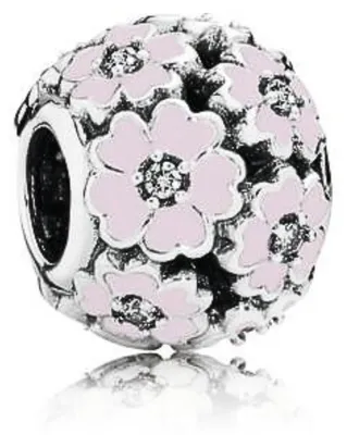 Produktbild von Pandora Charm Damen Rosa Primelwiese Sterling-Silber 791488EN68
