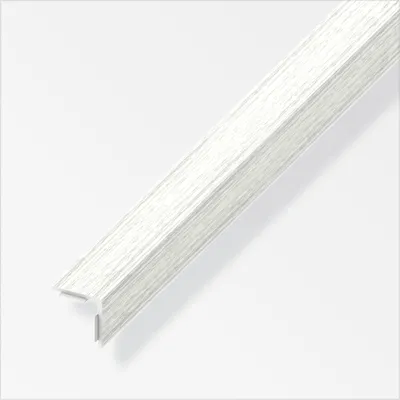 Produktbild von alfer Winkel 1 m, 30 x 30 mm PVC (Kunststoff) glatt woodweiss