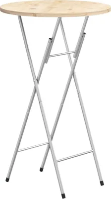 Immagine prodotto di Gambe Pieghevoli per Tavolo da Bar Argento 45x53x108 cm Acciaio