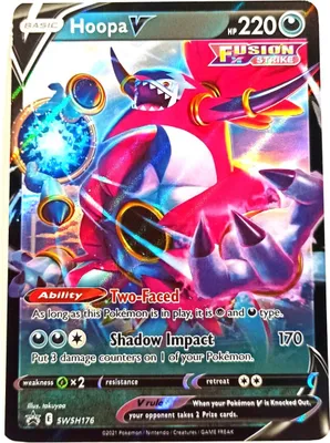 Produktbild von POKÉMON Karte - Hoopa V - Englisch - SWSH176 - Black Star Promo