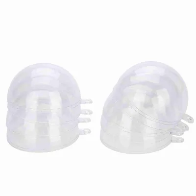 Image de Boule en plastique claire, Décoration de mariage, Ornements en plastique, Boule en plastique remplissable, Boule en plastique vide remplissable