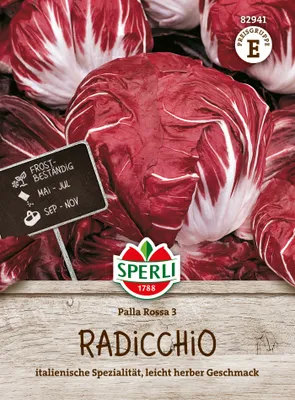 Produktbild von SPERLI Radicchiosamen Palla Rossa 3 Cichorium intybus 200 Pflanzen