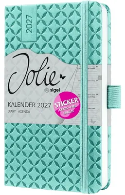 Produktbild von Wochenkalender Jolie 2027 Hardcover ca. A6 Sky Blue 174 Seiten