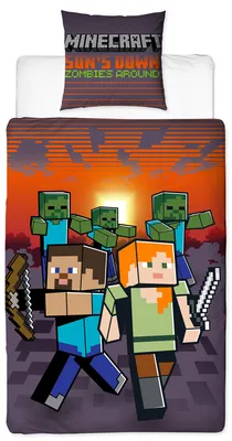 Immagine prodotto di Biancheria da letto Minecraft Sundown Linon / Renforcé