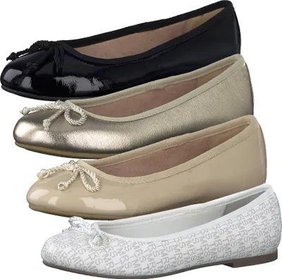 Produktbild von Tamaris Damen Schuhe Ballerinas 1-22101-28, Größe:41 EU, Farbe:Beige