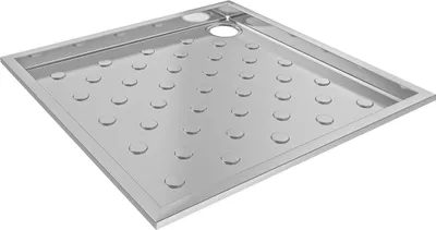 Productafbeelding van KWC AR douchebak, CAMPUS, roestvrij staal, 800x59x800 mm, voor inbouw