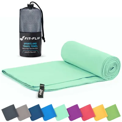 Zdjęcie produktu dla Ręcznik z mikrofibry Fit-Flip, szybkoschnący, idealny do fitnessu, sportu i sauny