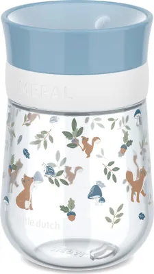 Produktbild von Mepal - Trinklernbecher 360° Mio Little Dutch - Auslaufsicher - 360 Rand ermöglicht das Trinken von jeder Seite - Intelligenter Deckel schließt sich, wenn das Trinken aufhört - 300 ml - Forest Friends