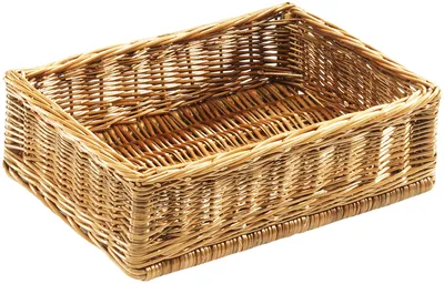 Obrázok produktu pre Kobolo Dekoratívny malý výstavný košík z tkanej vŕby s rozmermi 40x30x12 cm