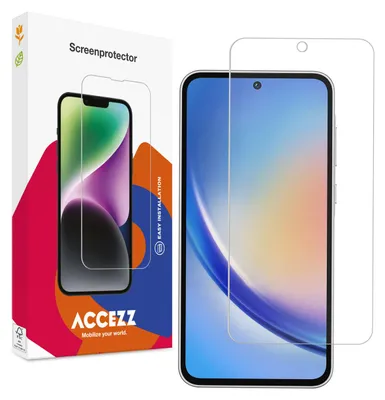 Immagine prodotto di Samsung Galaxy A55 Screenprotector: Accezz Gehard Glas Screenprotector - Trasparente