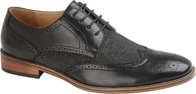 Obrázek produktu pro Goor - Pánská nízká obuv s koženou podšívkou DF1831 (40,5 EU) (Black)
