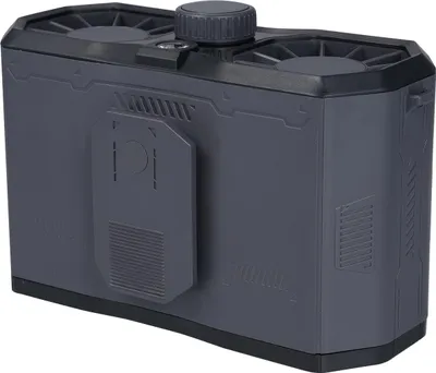 Obrázek produktu pro Venkovní ventilátor s dvěma ventilačními otvory, přenosný ventilátor na krk s nouzovou svítilnou, 15000mAh dobíjecí, klip na ventilátor, 15000 ot/min 199 rychlostí větru, chytrý digitální displej, IP67 prachotěsný a vodotěsný