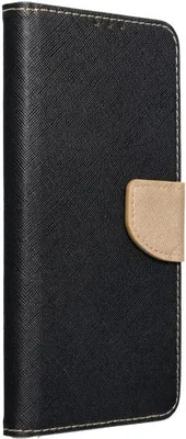 Produktbild von König Design Hülle kompatibel mit Samsung Galaxy A73 5G Kunstleder Handyhülle - Handy Case Schwarz / Gold