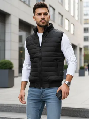 Productafbeelding van Dstreet Heren vest, kleur zwart, maat L