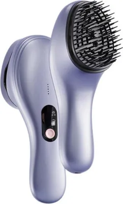 Produktbild von Elektrische Vibrations Massagebürste für Kopfhaut, 152 Massagepunkte, 5 Intensitäten, ergonomisches Haarpflegegerät