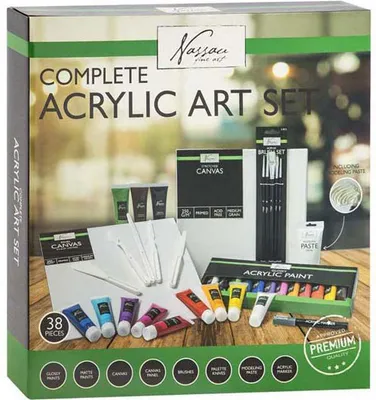 Produktbild von Beta Service ACRYLFARBEN STARTER- SET 38-TLG SET 38-TLG