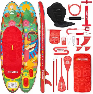 Imagen del producto de Tabla de paddle surf de 10 pies, con capacidad para hasta 130 kg, e incluye accesorios