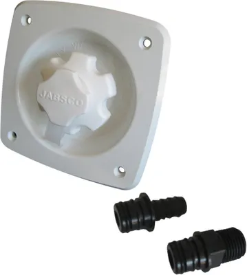 Immagine prodotto di Tappo di riempimento Jabsco bianco 13 mm a scatto, filtro incluso