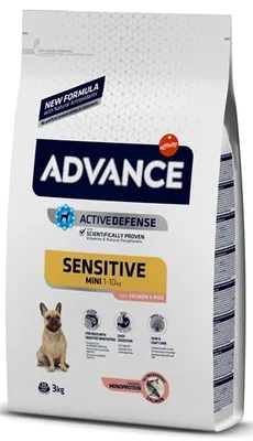 Productafbeelding van Advance Hondenvoer Adult Sensitief, Voor Kleine Hondenrassen, 3Kg (Niet-Drukbare Verpakking)