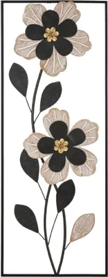 Image de Mauro Ferretti panneau mural Divaker 27x2,5x70 cm brun noir