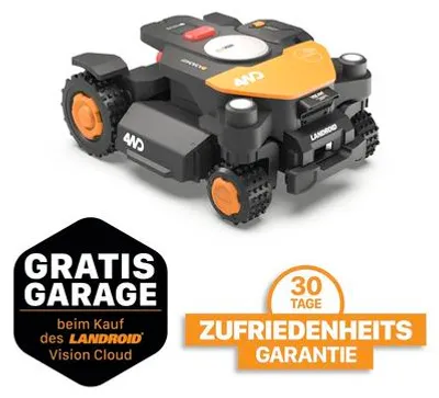 Obrázek produktu pro Robotická sekačka WORX WR341E Landroid Vision Cloud 4WD L1000 AI Stereo RTK