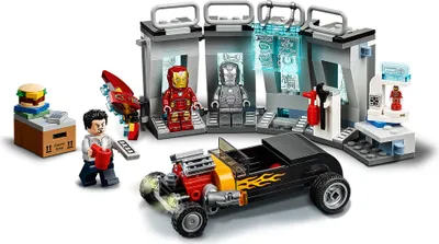 Produktbild von LEGO 76167 Super Heroes Marvel Avengers Iron Mans Arsenal, Erweiterungsset