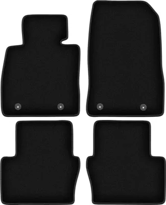 Immagine prodotto di Tappetini in velluto per Mazda 2 IV (2014-, hatchback) neri, set 4 pz, con fissaggi